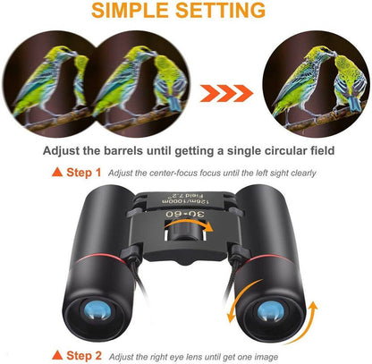 Compact Waterproof Binoculars for Outdoor Adventure