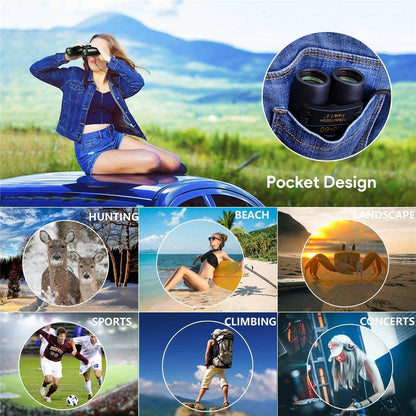Compact Waterproof Binoculars for Outdoor Adventure