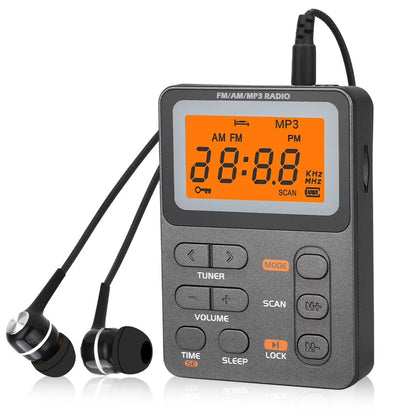 Compact Portable AM FM Radio with Clear Reception - Halri