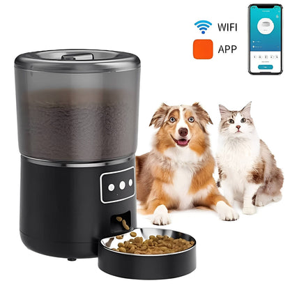 Programmable Digital Pet Food Dispenser For Cats Dogs - Halri