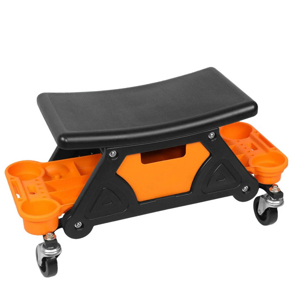 Heavy Duty Garage Stool with Swivel Wheels