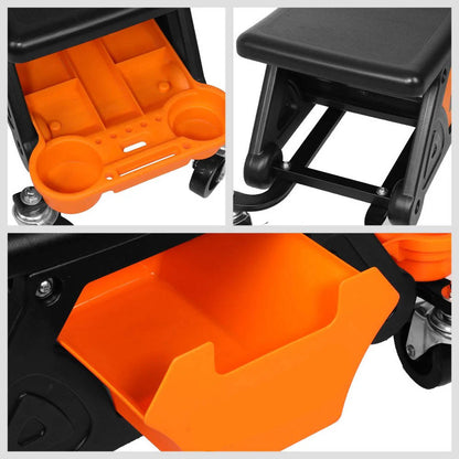 Heavy Duty Garage Stool with Swivel Wheels