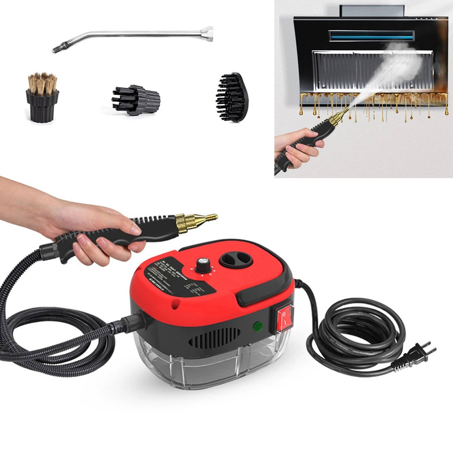 Portable Wireless Steam Cleaning Tool