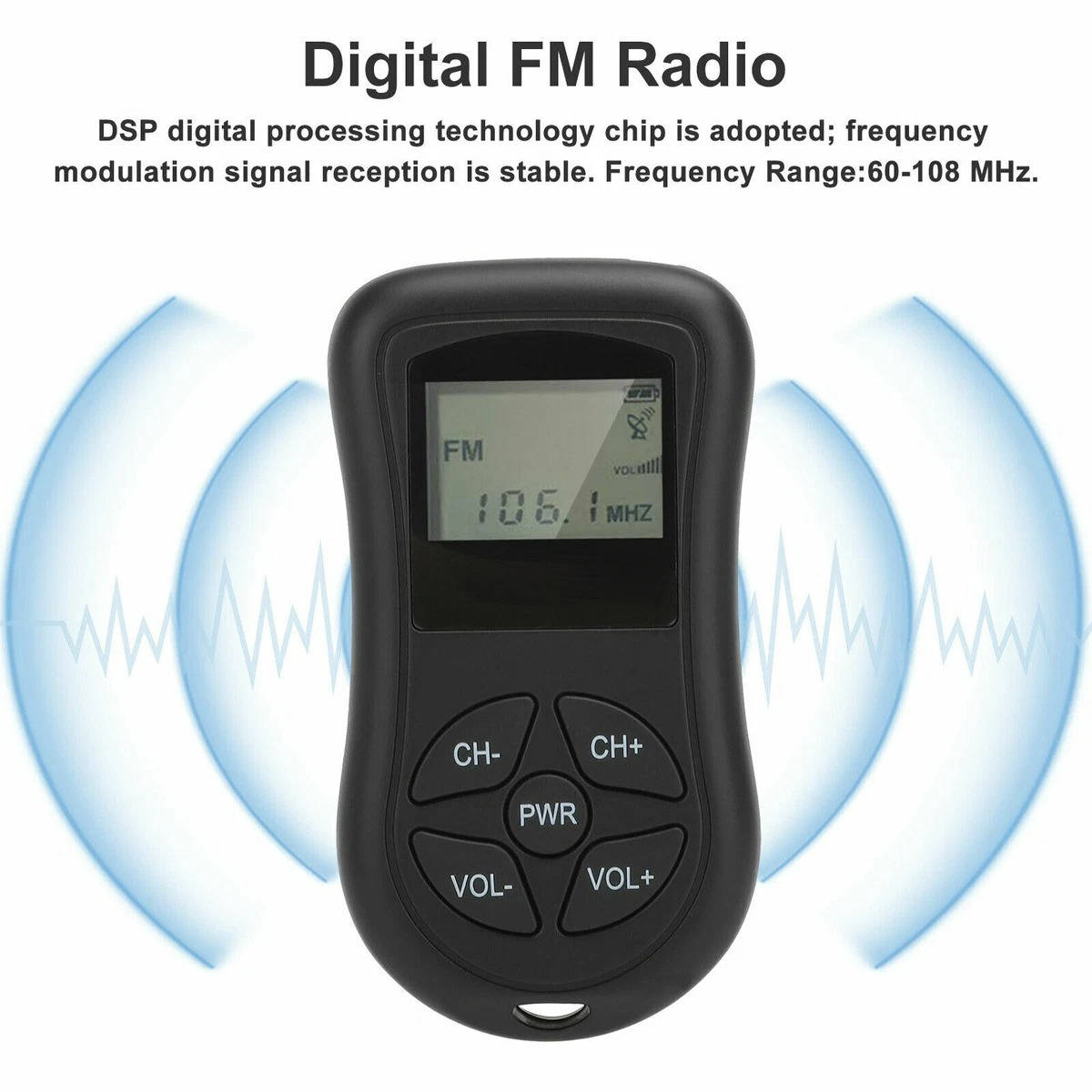 Compact Personal Travel AM FM Radio