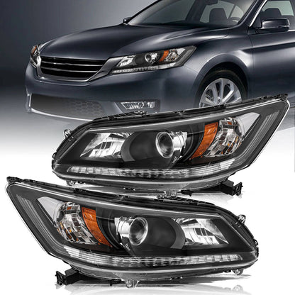 OEM Style Halogen Headlights for Honda Accord Sedan - Halri