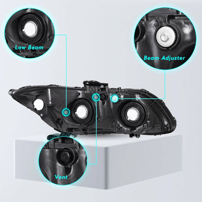 Genuine Honda Civic Headlights Assembly Pair