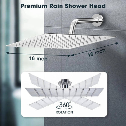 Big 16 Inch Rainfall Showerhead