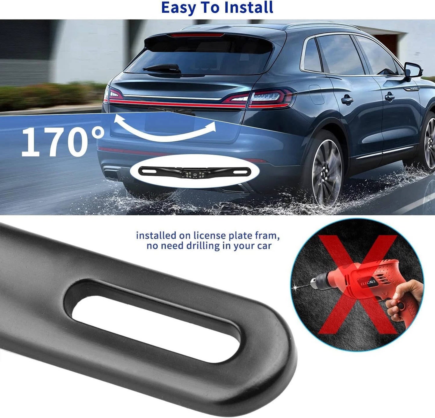 HD Rear View Parking Camera System