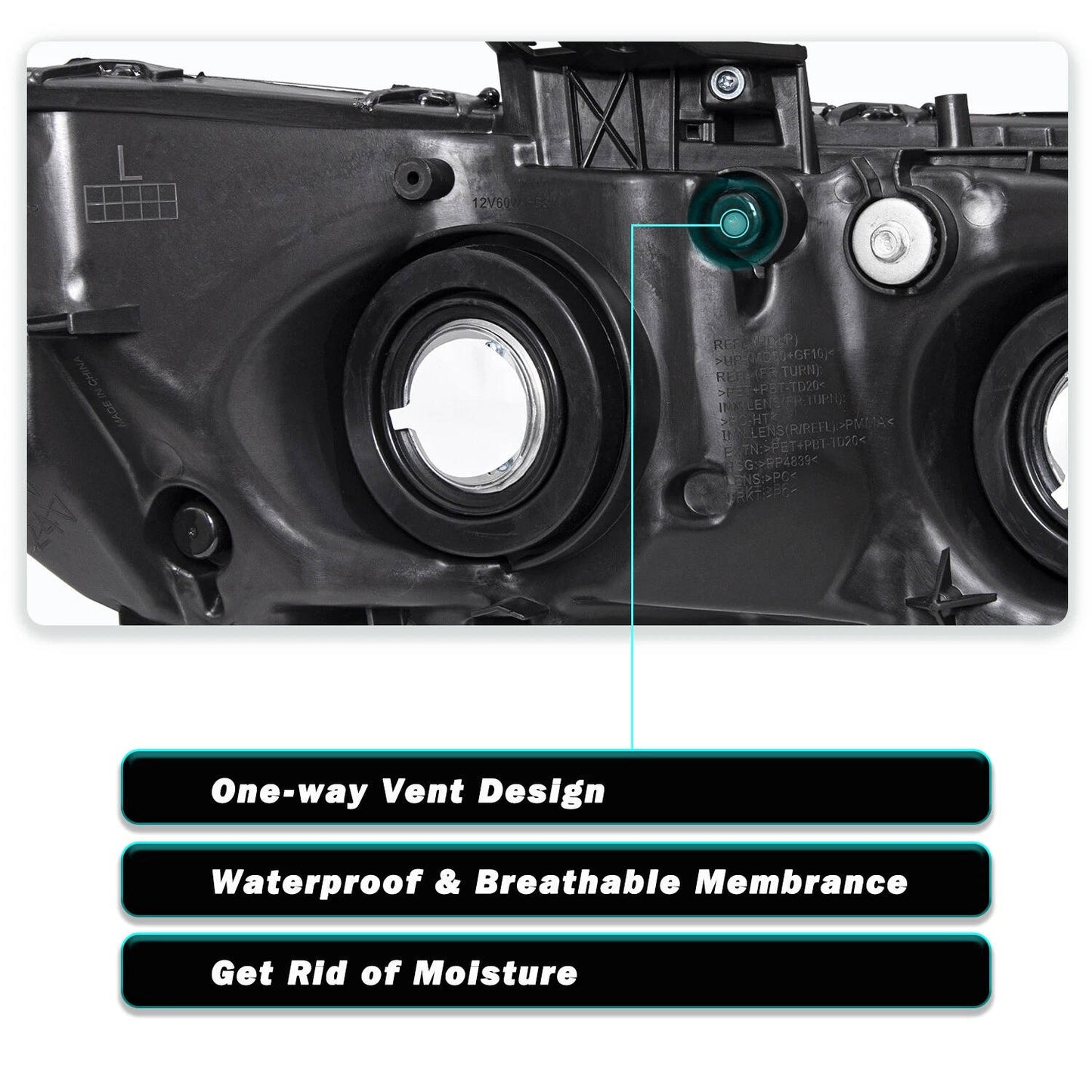 Genuine Honda Civic Headlights Assembly Pair