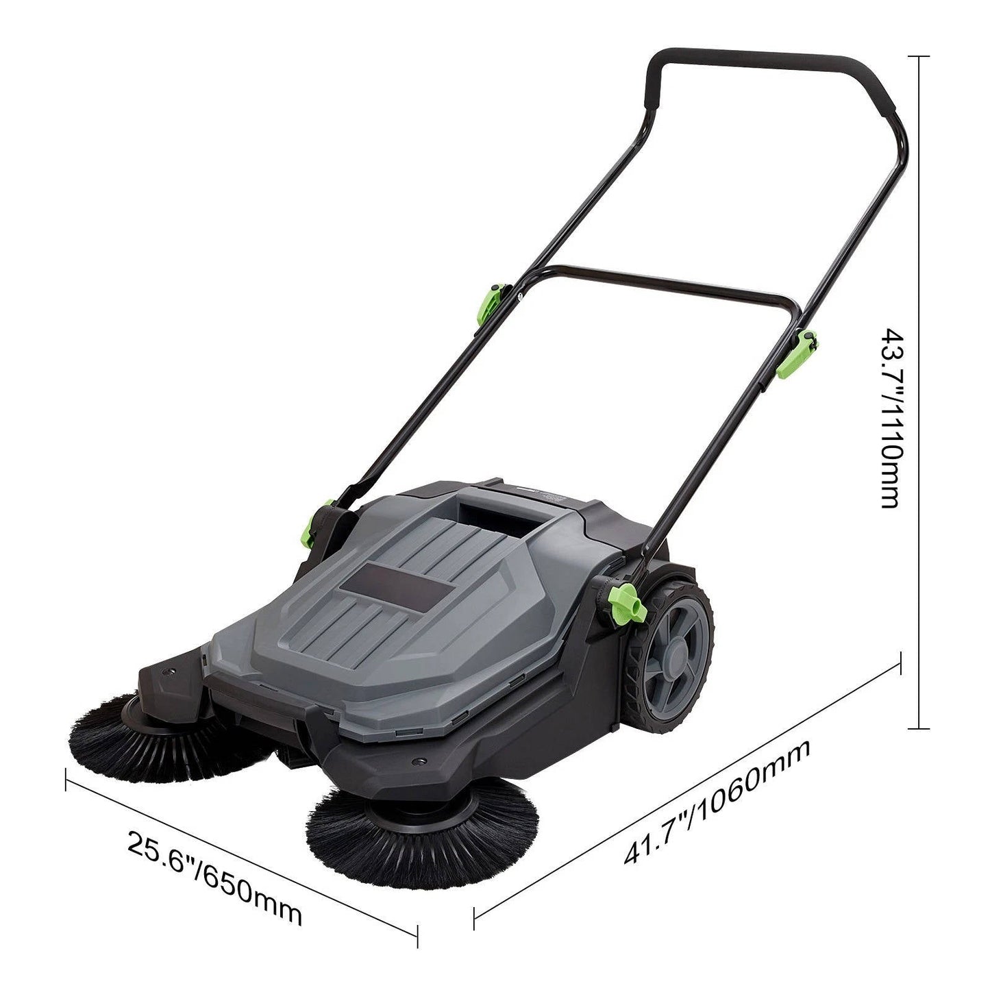Heavy Duty Manual Push Sweeper for Warehouses