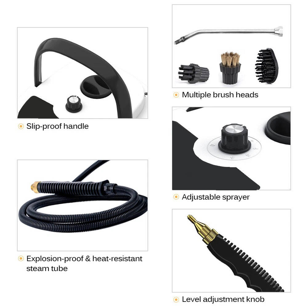 Portable Wireless Steam Cleaning Tool