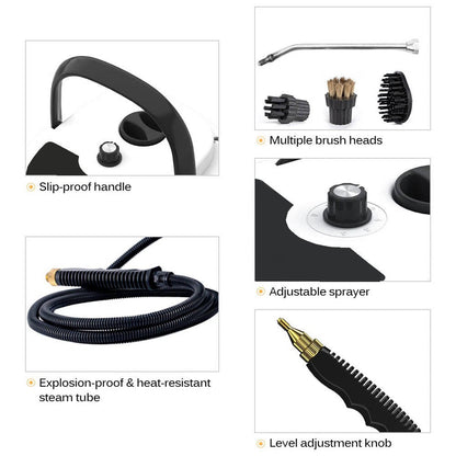 Portable Wireless Steam Cleaning Tool
