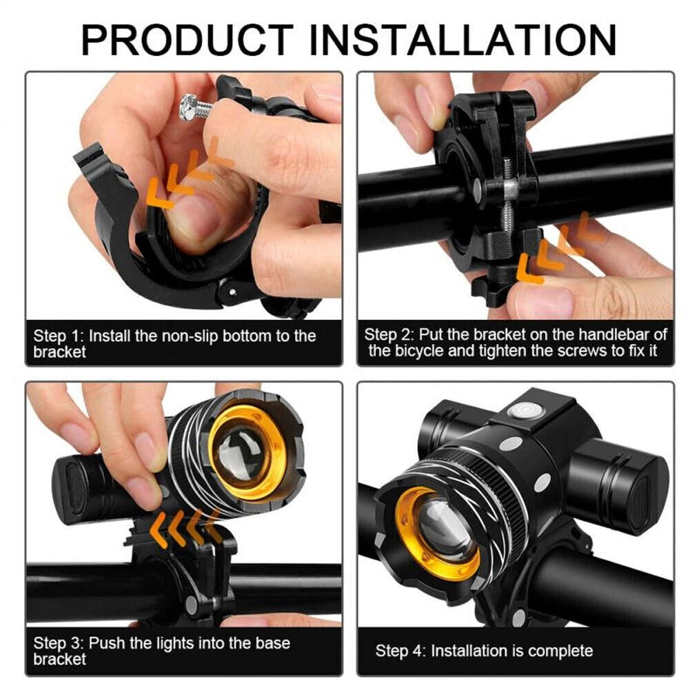 Ultra Bright LED Bike Light – Safe Front Headlight for Night Cycling