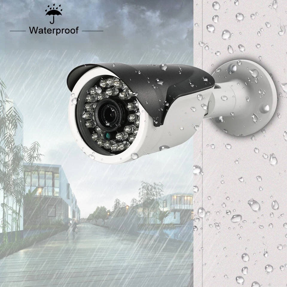 Weatherproof Night Vision Surveillance Camera System