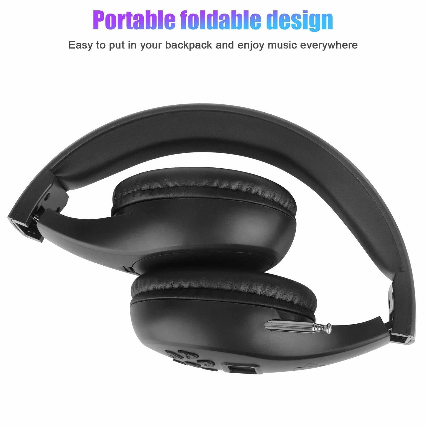 Wireless Bluetooth Headphones With FM Radio