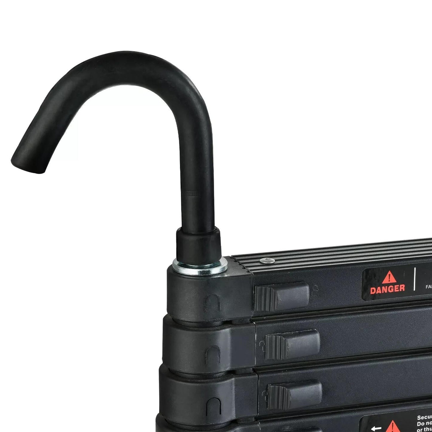 Portable Folding Aluminum Ladder with 2 Hooks