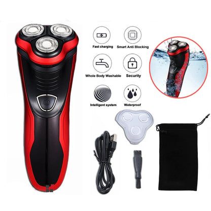 Men's Rechargeable Wet Dry Electric Shaver