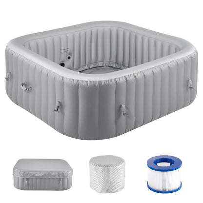 Compact 6 Person Blow Up Hot Tub Spa - Halri