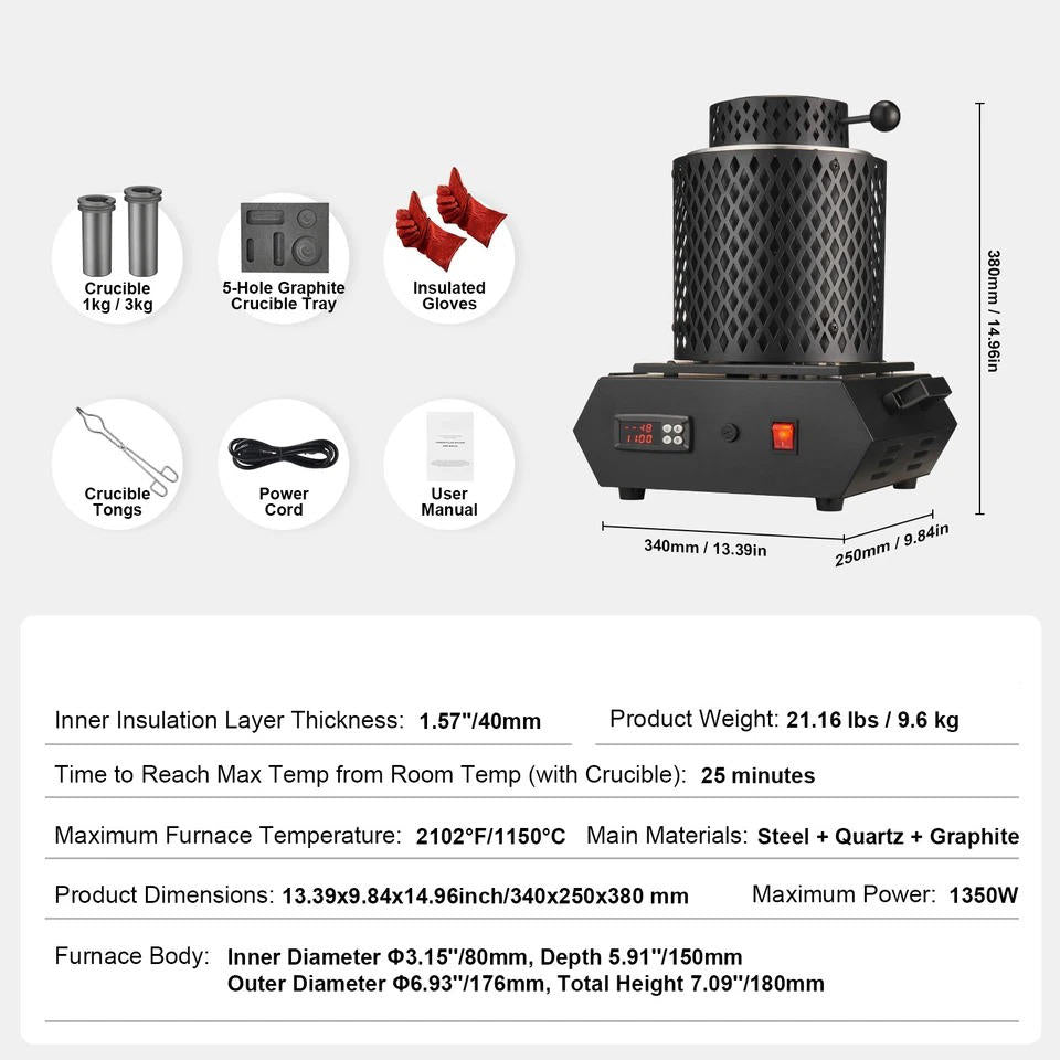High Temperature Melting Furnace