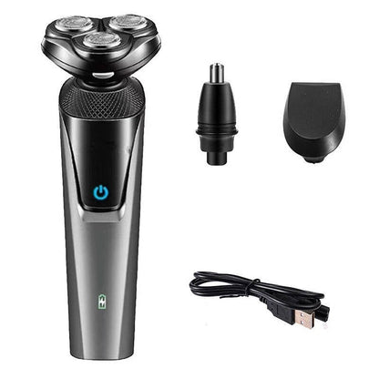 Rechargeable 3 Blade Shavers for Men - Waterproof