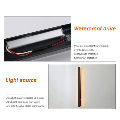 Contemporary Outdoor LED Wall Sconce Lights