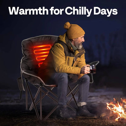 Large Rechargeable Outdoor Heated Camping Seat
