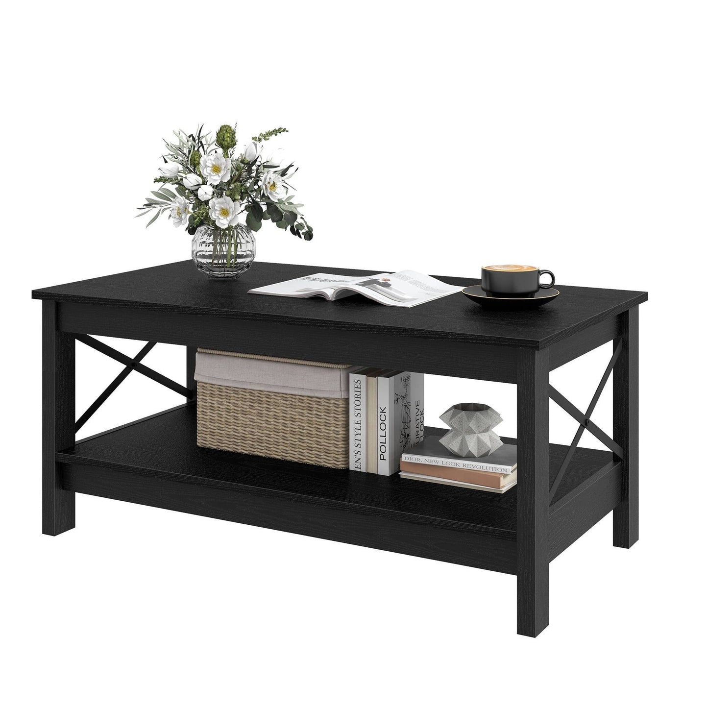 Rustic Wood Living Room Coffee Table