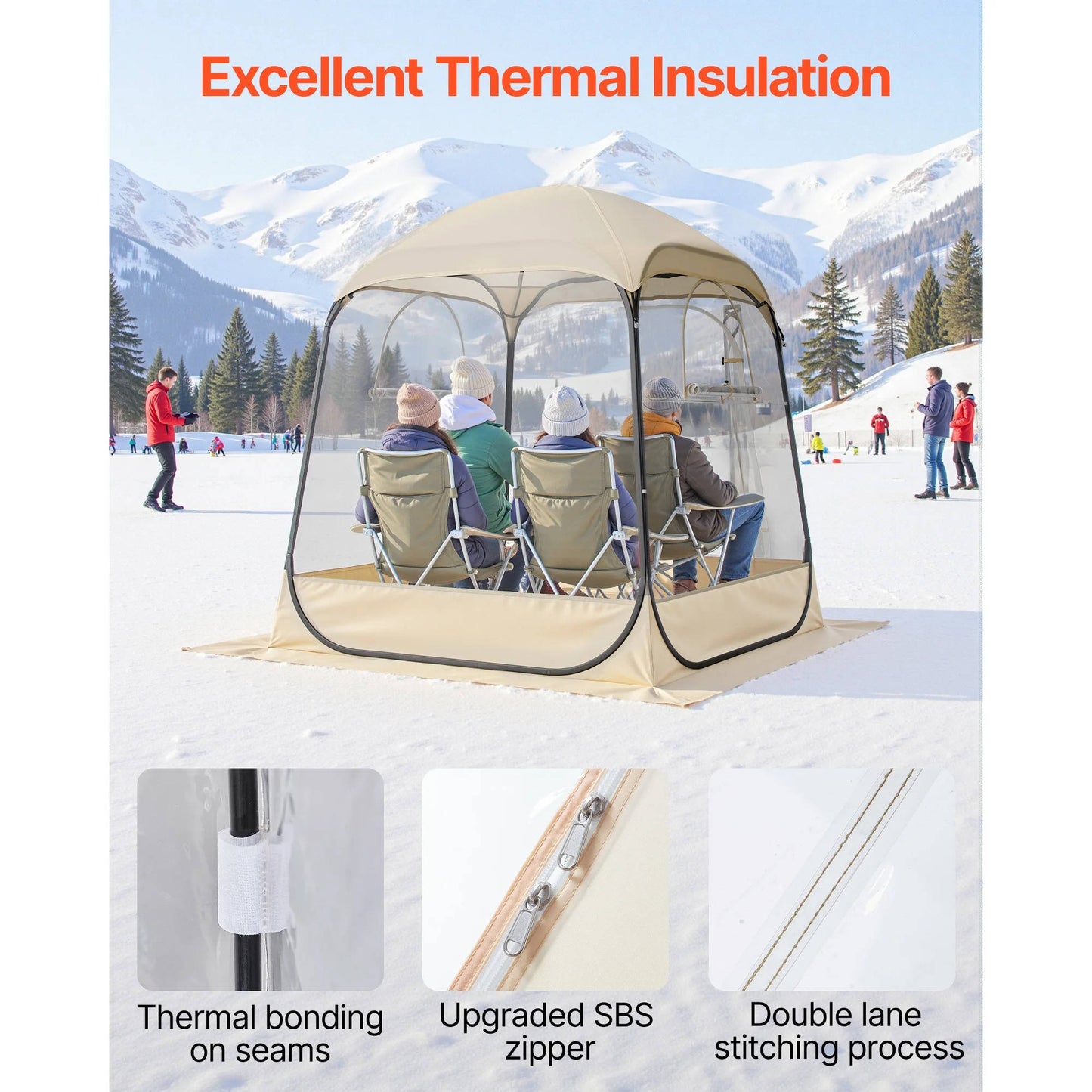 Portable Inflatable Dome Tent