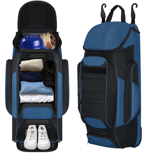 Rolling Baseball Equipment Duffel Bag - Halri