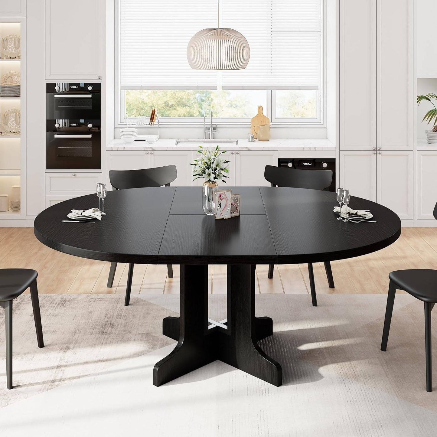 Space Saving Circular Table for 6 People