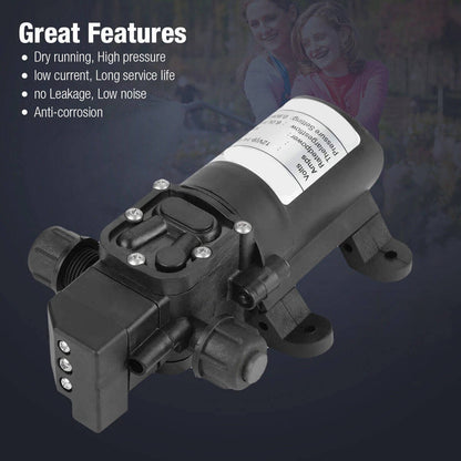 Portable 12V Water Pump Kit for RV Boat Camping