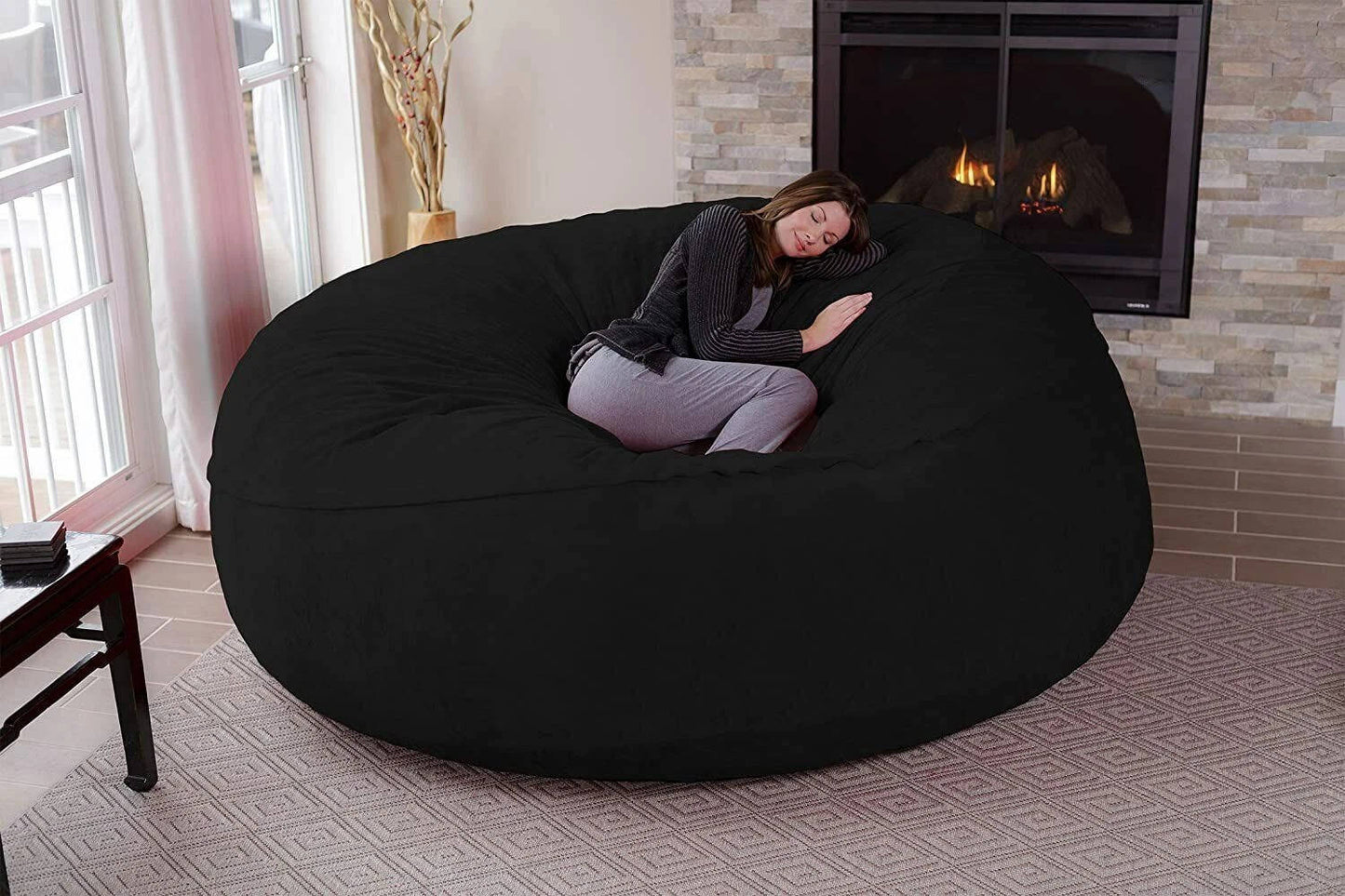 Large Comfortable Bean Bag Sofa Cover