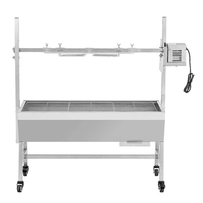 Large Outdoor BBQ Rotisserie Grill Kit Stainless Steel