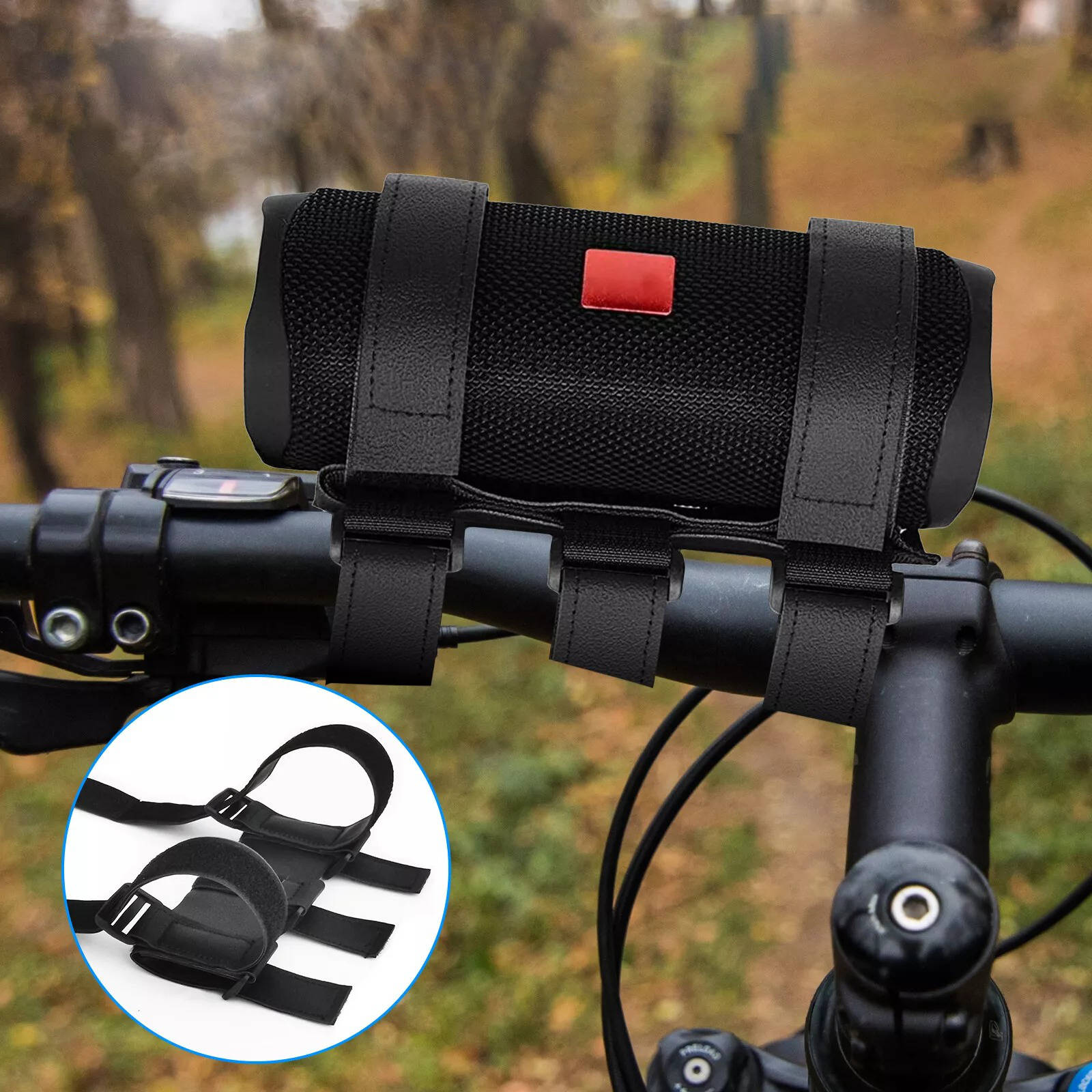 Waterproof Bike Phone Speaker Holder Strap - Halri