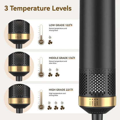 Multi-Function Hot Air Styling Brush with Curler