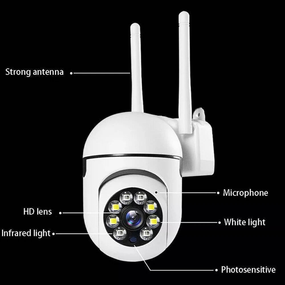 2 Pack Wireless Home Security Cameras, 1080P HD, Night Vision