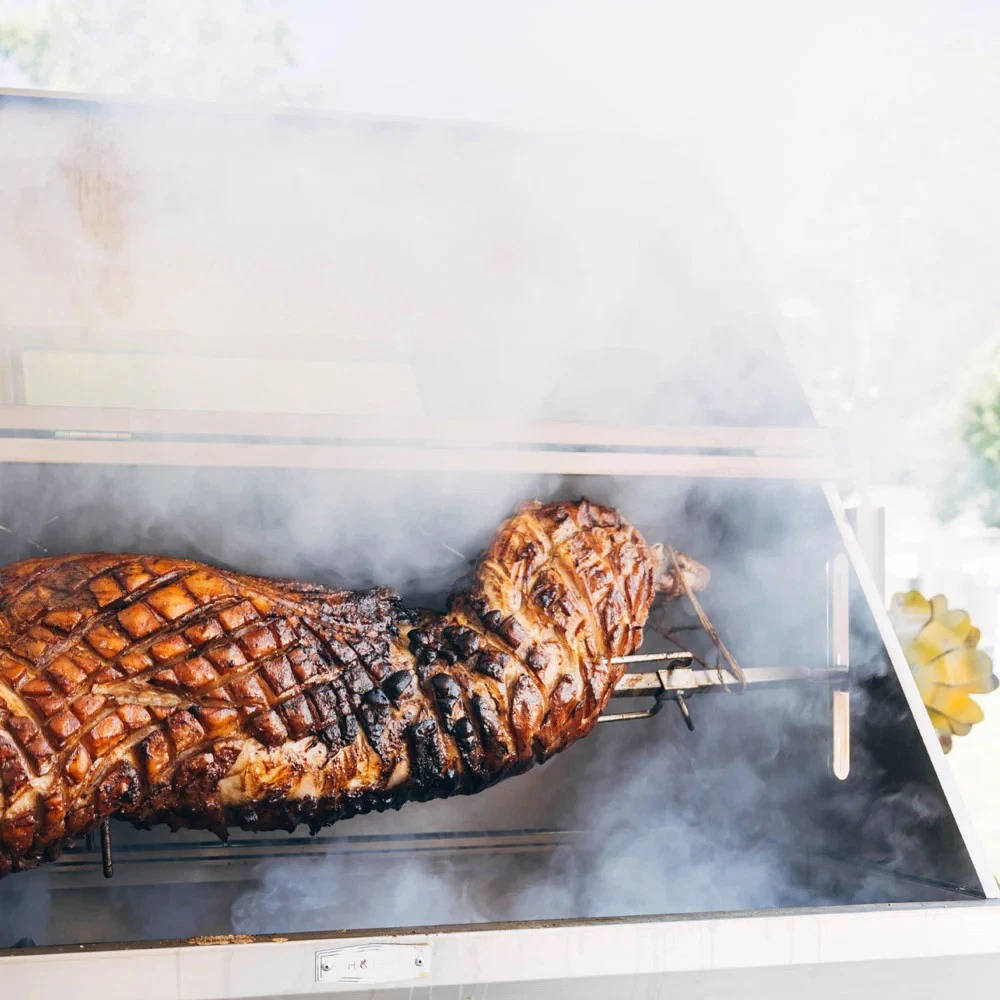 Outdoor Heavy Duty BBQ Rotisserie Grill