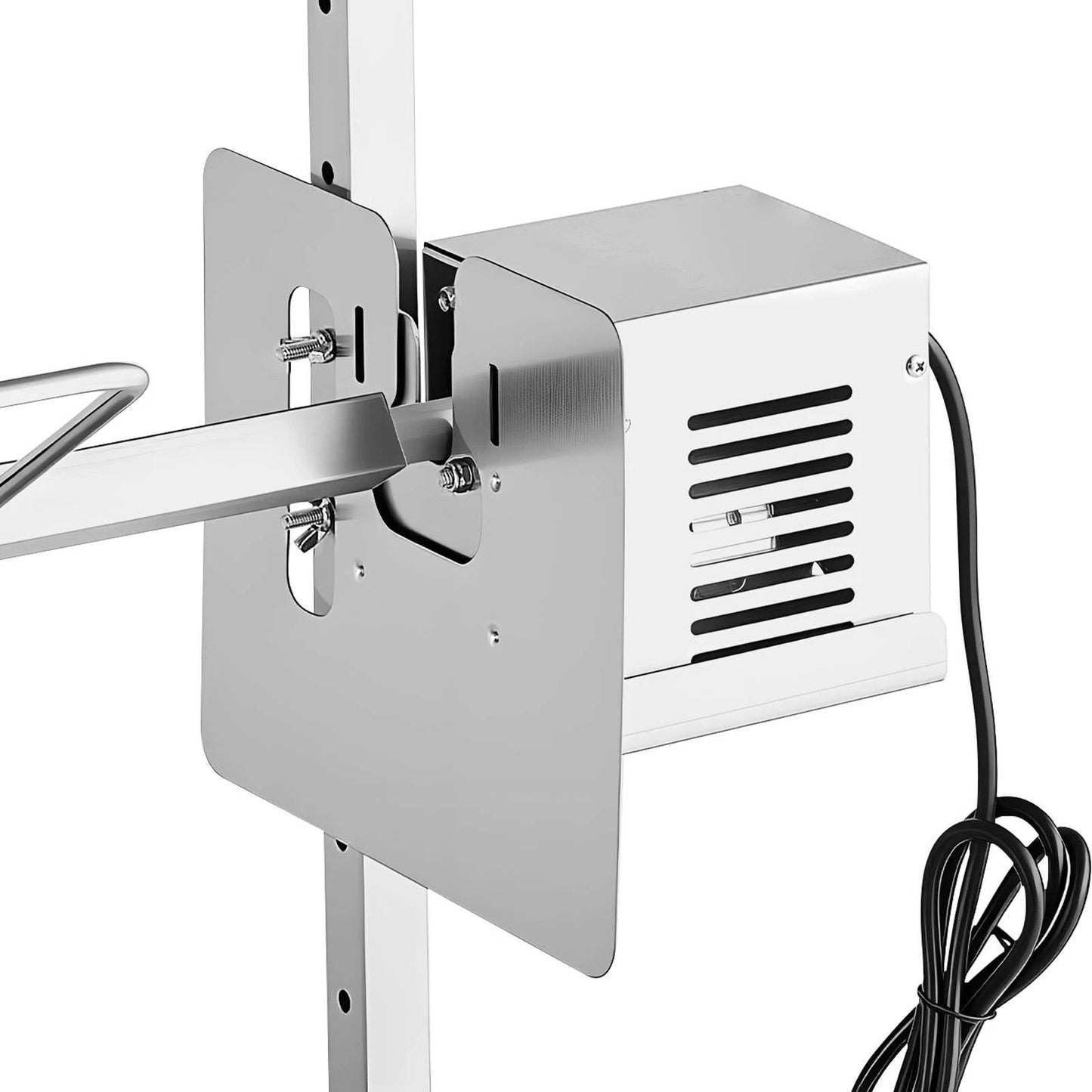 Large Outdoor BBQ Rotisserie Grill Kit Stainless Steel