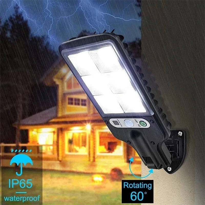 3 Pack Solar Powered Motion Lights Outdoor LED