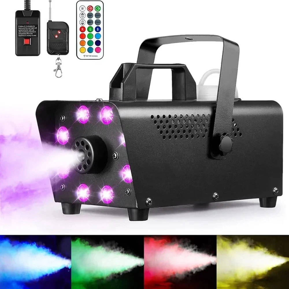 Fog Machine with 13 Color Changing LED Lights