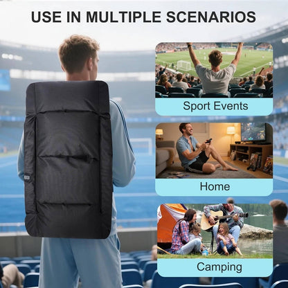 Comfortable Heated Folding Stadium Seat Cushion