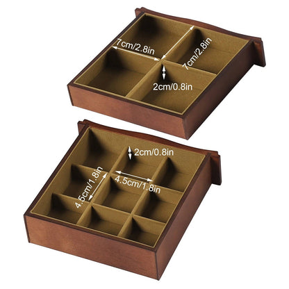 Deluxe Jewelry Storage Case with Mirror and Drawers