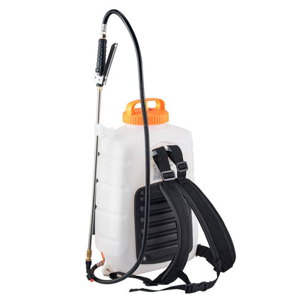 Portable 4 Gallon Pump Sprayer with Adjustable Pressure