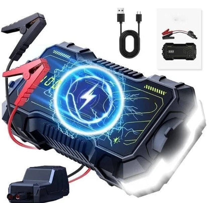 Portable Car Battery Booster with Inflator