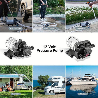 Portable 12V Water Pump Kit for RV Boat Camping
