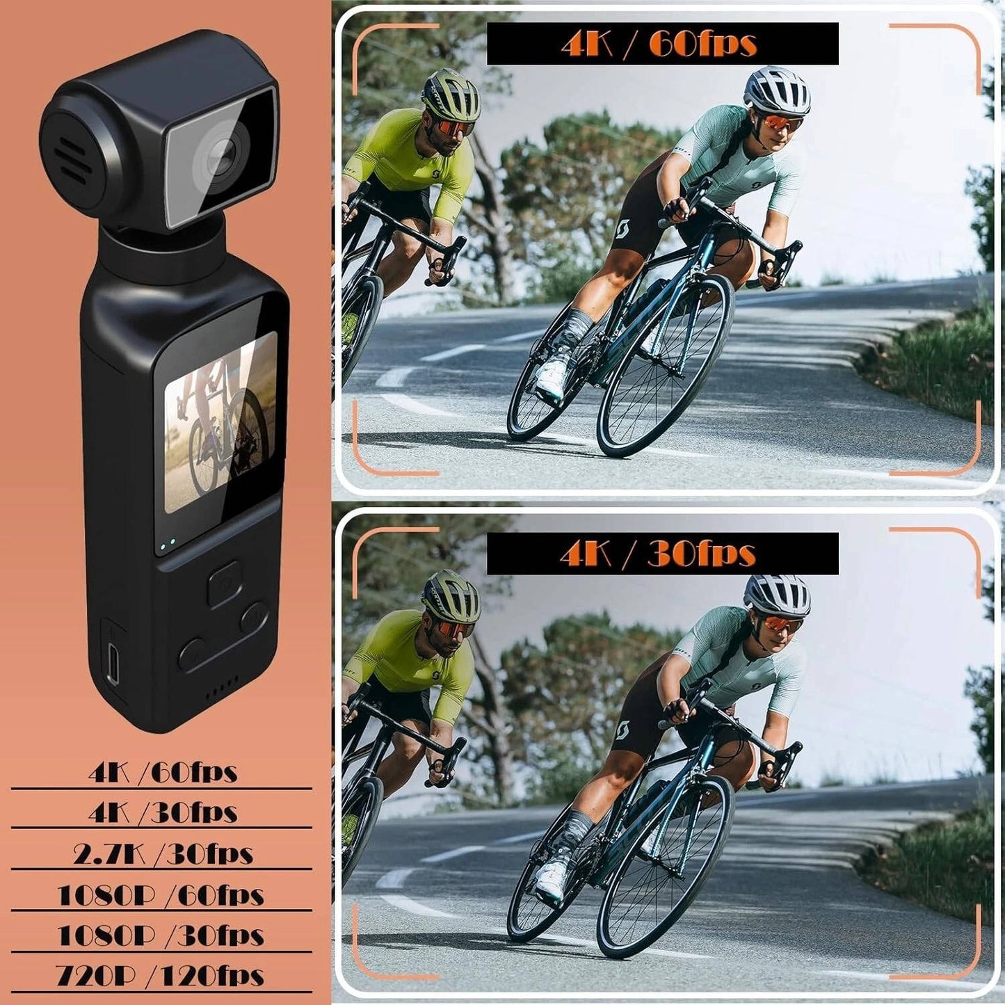 High Definition Wearable Camera with Microphone
