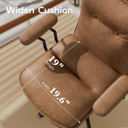 Real Leather Office Chair Ergonomic