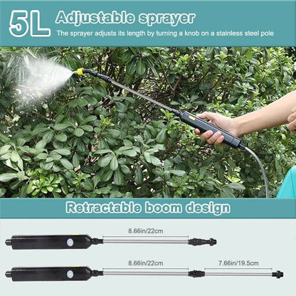 Portable 5L Battery Powered Garden Water Sprayer