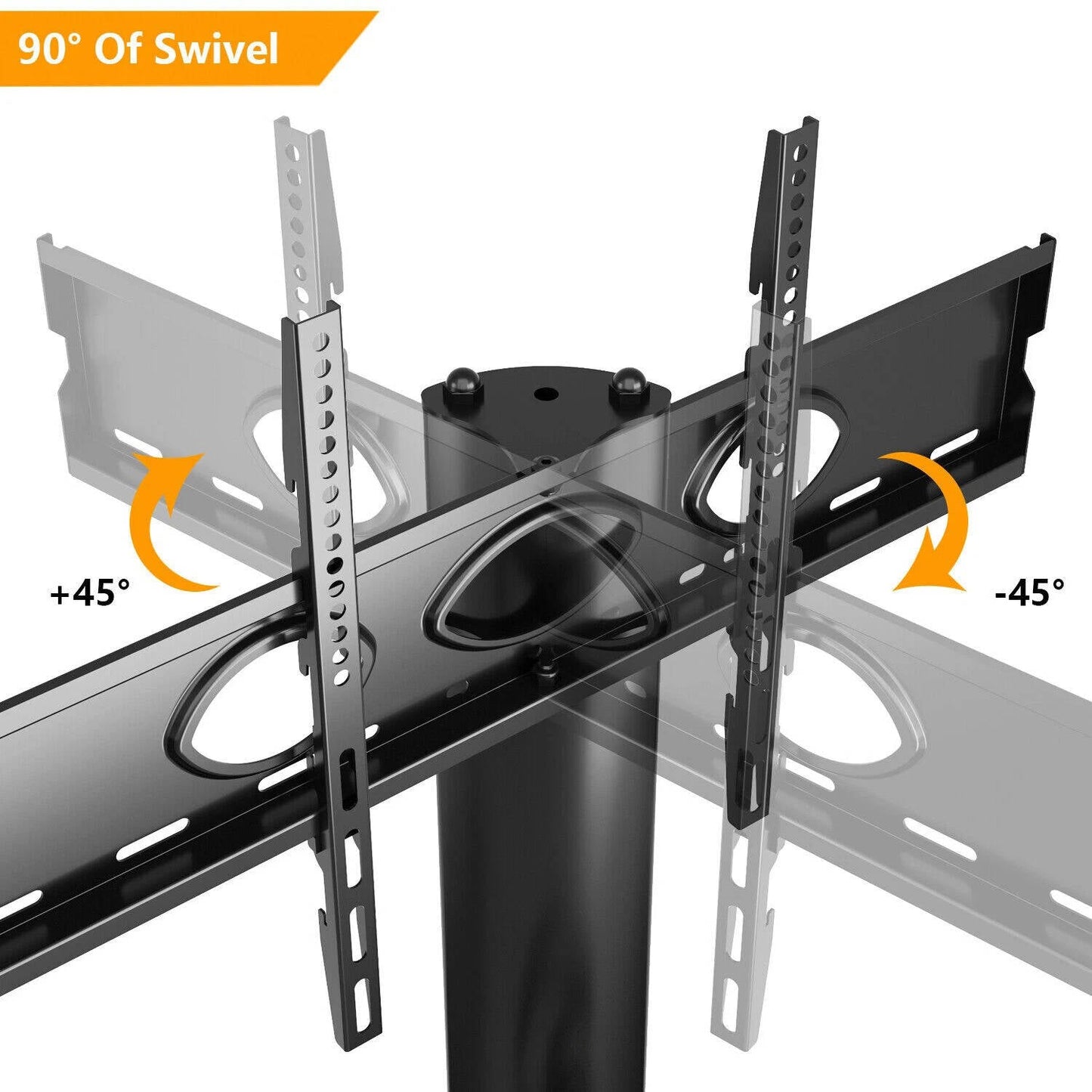 Stable Glass TV Stand for 32-70 Flat Screens