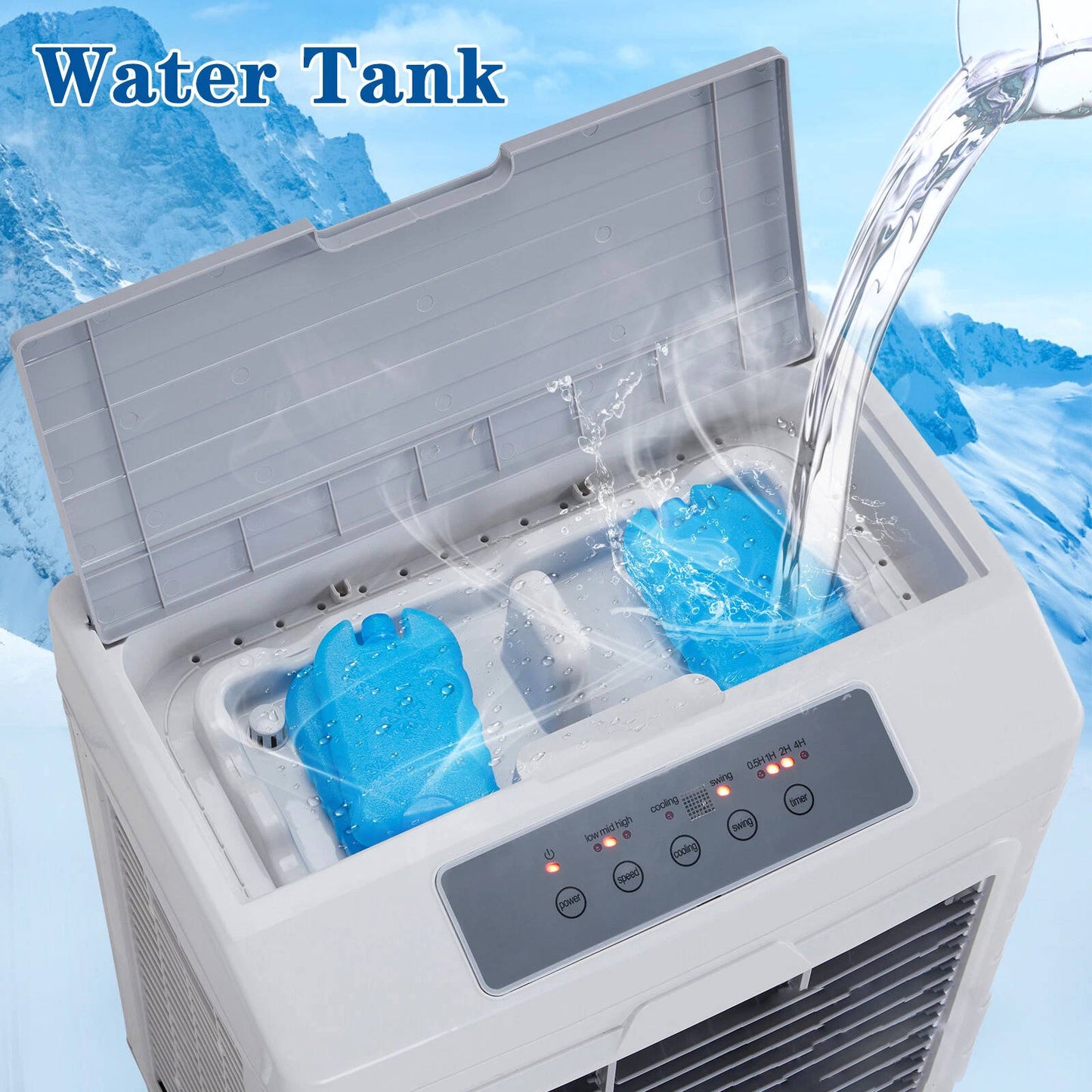 Compact Portable Swamp Cooler Fan Unit